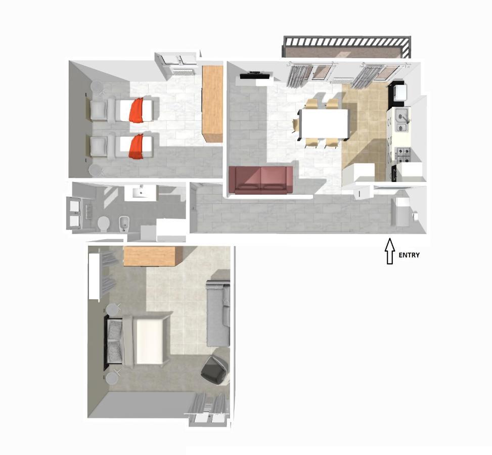 Lab3 City Private Apartment - 2 Bedrooms Παβία Εξωτερικό φωτογραφία